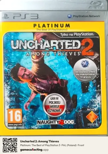 Uncharted 2: Among Thieves PlayStation 3, Poland box front