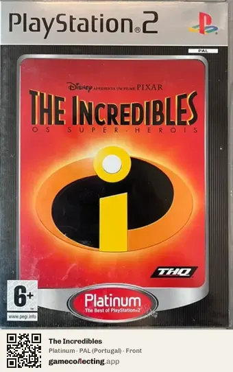 The Incredibles PlayStation 2, Portugal box front
