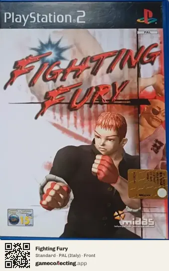 Fighting Fury PlayStation 2, Italy box front