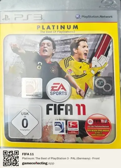 FIFA 11 PlayStation 3, Germany box front
