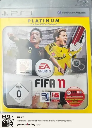 FIFA 11 PlayStation 3, Germany box front