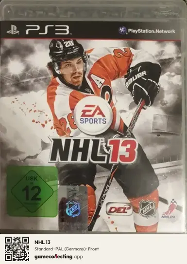 NHL 13 PlayStation 3, Germany box front