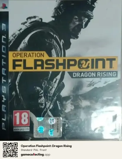 Operation Flashpoint: Dragon Rising PlayStation 3, PAL box front