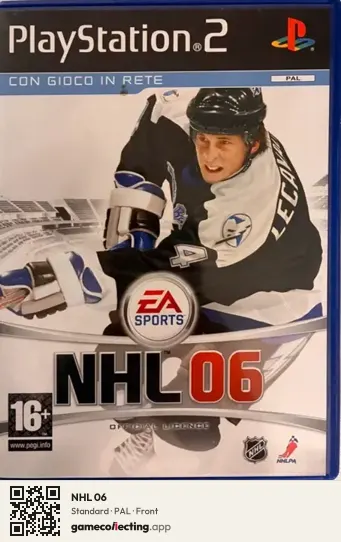 NHL 06 PlayStation 2, PAL box front