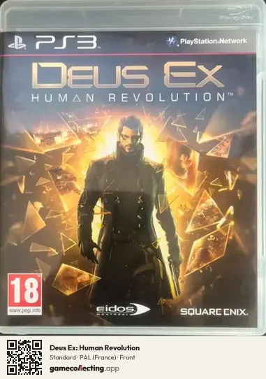 Deus Ex: Human Revolution PlayStation 3, France box front