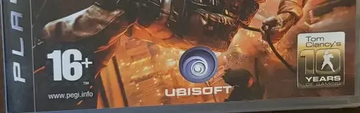 Tom Clancy's Rainbow Six: Vegas 2, the PEGI square on its front
