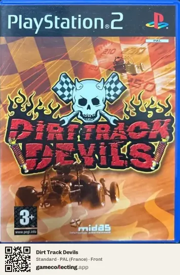 Dirt Track Devils PlayStation 2, France box front