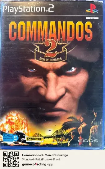 Commandos 2: Men of Courage PlayStation 2, France box front