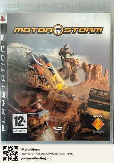 MotorStorm PlayStation 3, Nordic countries box front