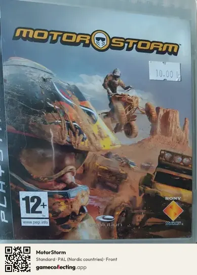 MotorStorm PlayStation 3, Nordic countries box front