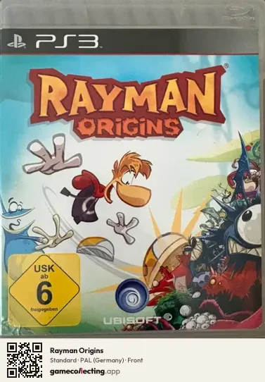 Rayman Origins PlayStation 3, Germany box front