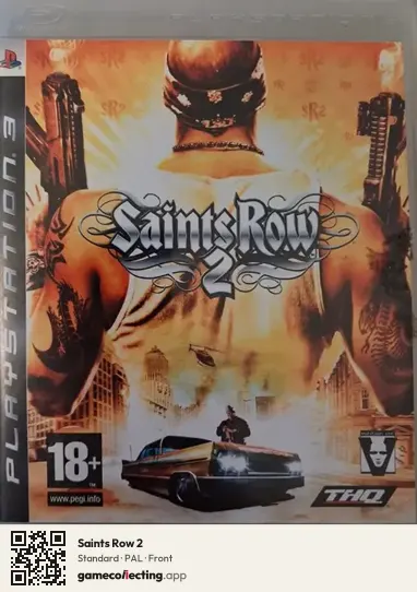 Saints Row 2 PlayStation 3, PAL box front