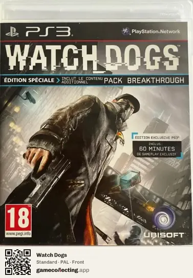 Watch Dogs PlayStation 3, PAL box front