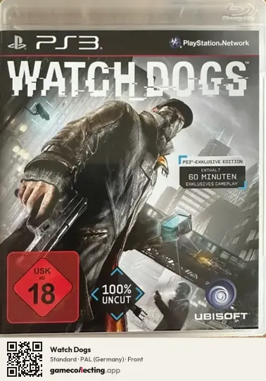 Watch Dogs PlayStation 3, Germany box front