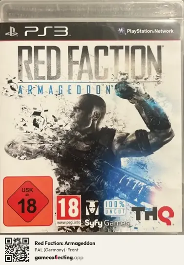 Red Faction: Armageddon PlayStation 3, Germany box front