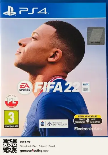 FIFA 22 PlayStation 4, Poland box front