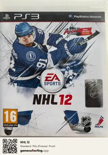NHL 12 PlayStation 3, France box front