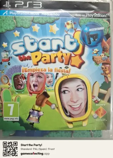 Start the Party! PlayStation 3, Spain box front