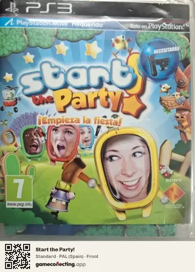 Start the Party! PlayStation 3, Spain box front