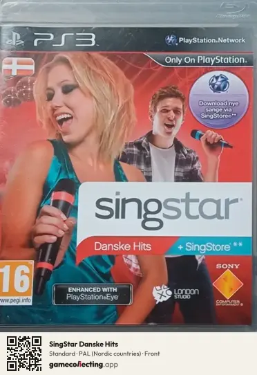 SingStar Danske Hits PlayStation 3, Nordic countries box front