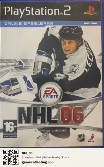 NHL 06 PlayStation 2, Netherlands box front