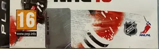 NHL 10, the PEGI square on its front