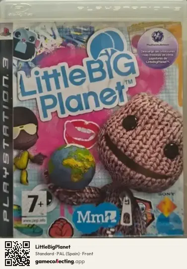 LittleBigPlanet PlayStation 3, Spain box front
