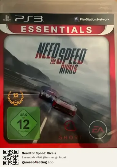 Need for Speed: Rivals PlayStation 3, Germany box front