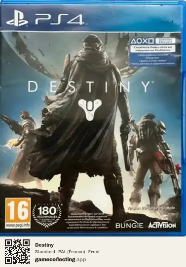 Destiny PlayStation 4, France box front