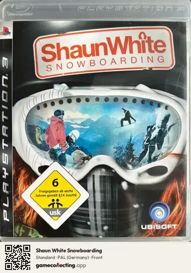 Shaun White Snowboarding PlayStation 3, Germany box front