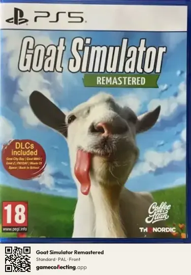 Goat Simulator Remastered PlayStation 5, PAL box front