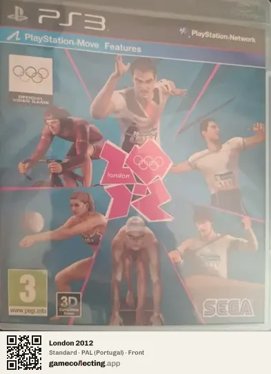 London 2012 PlayStation 3, Portugal box front
