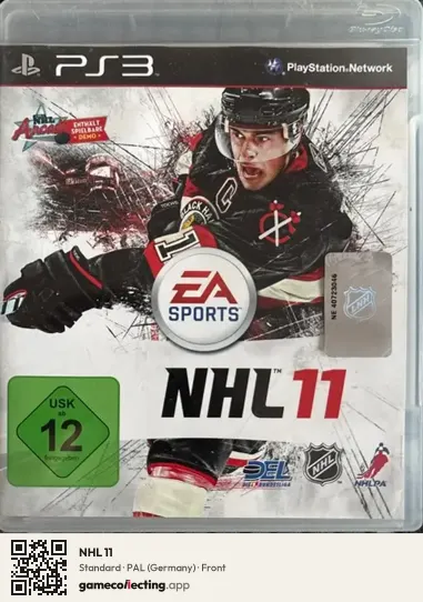 NHL 11 PlayStation 3, Germany box front