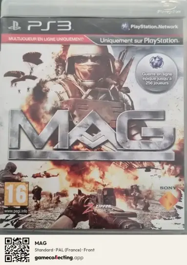 MAG PlayStation 3, France box front