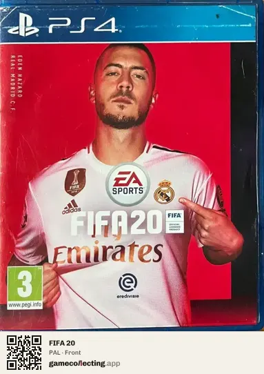 FIFA 20 PlayStation 4, PAL box front