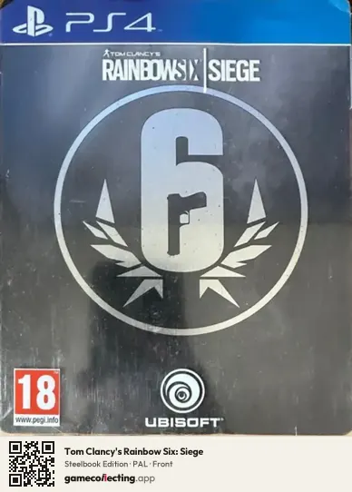 Tom Clancy's Rainbow Six: Siege PlayStation 4, PAL box front