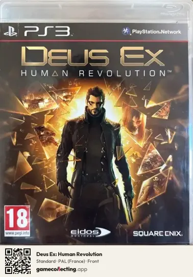 Deus Ex: Human Revolution PlayStation 3, France box front