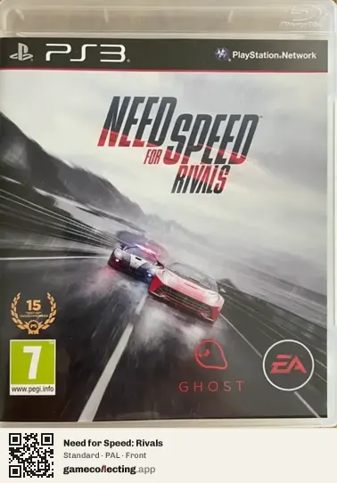 Need for Speed: Rivals PlayStation 3, PAL box front