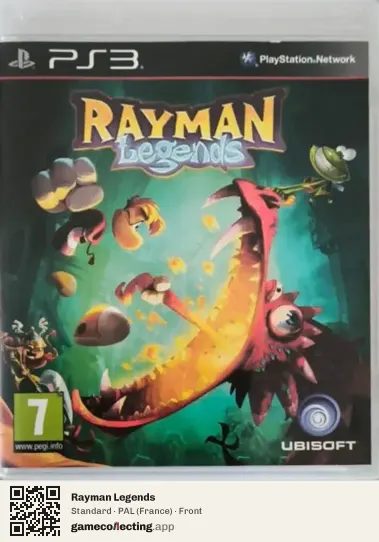 Rayman Legends PlayStation 3, France box front