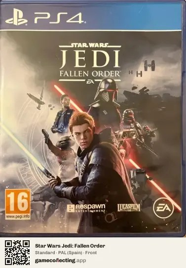 Star Wars Jedi: Fallen Order PlayStation 4, Spain box front
