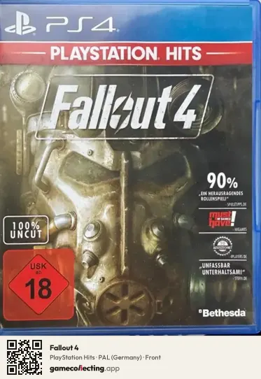 Fallout 4 PlayStation 4, Germany box front