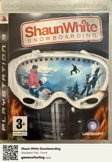 Shaun White Snowboarding PlayStation 3, PAL box front