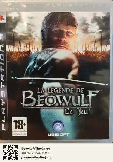 Beowulf: The Game PlayStation 3, PAL box front