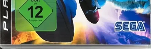 Sonic Unleashed, the USK square on its front