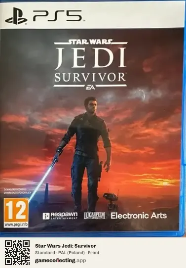Star Wars Jedi: Survivor PlayStation 5, Poland box front