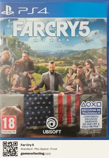 Far Cry 5 PlayStation 4, Spain box front