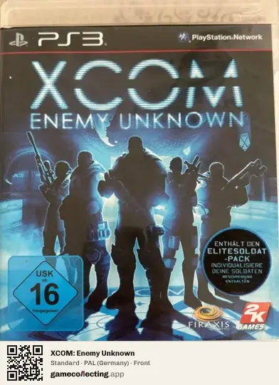 XCOM: Enemy Unknown PlayStation 3, Germany box front