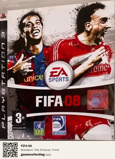 FIFA 08 PlayStation 3, France box front