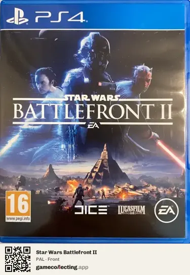 Star Wars Battlefront II PlayStation 4, PAL box front