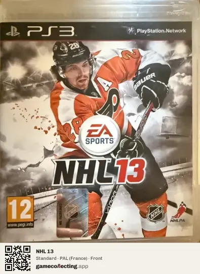 NHL 13 PlayStation 3, France box front